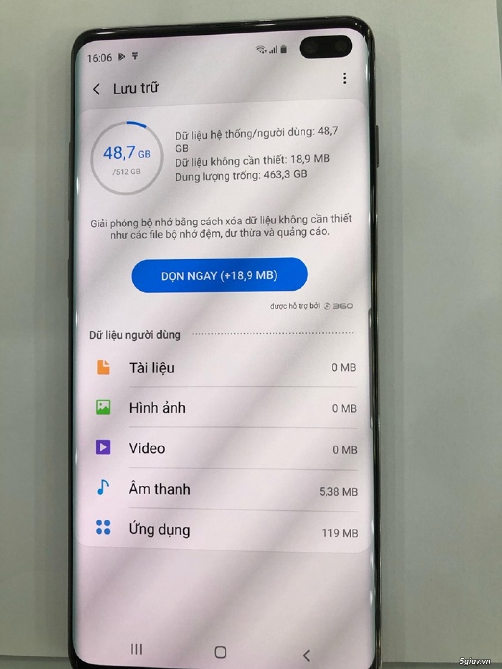 bán s10 Plus 12,5tr, xám đen, hàng cty còn bh mới hơn 99% - 3