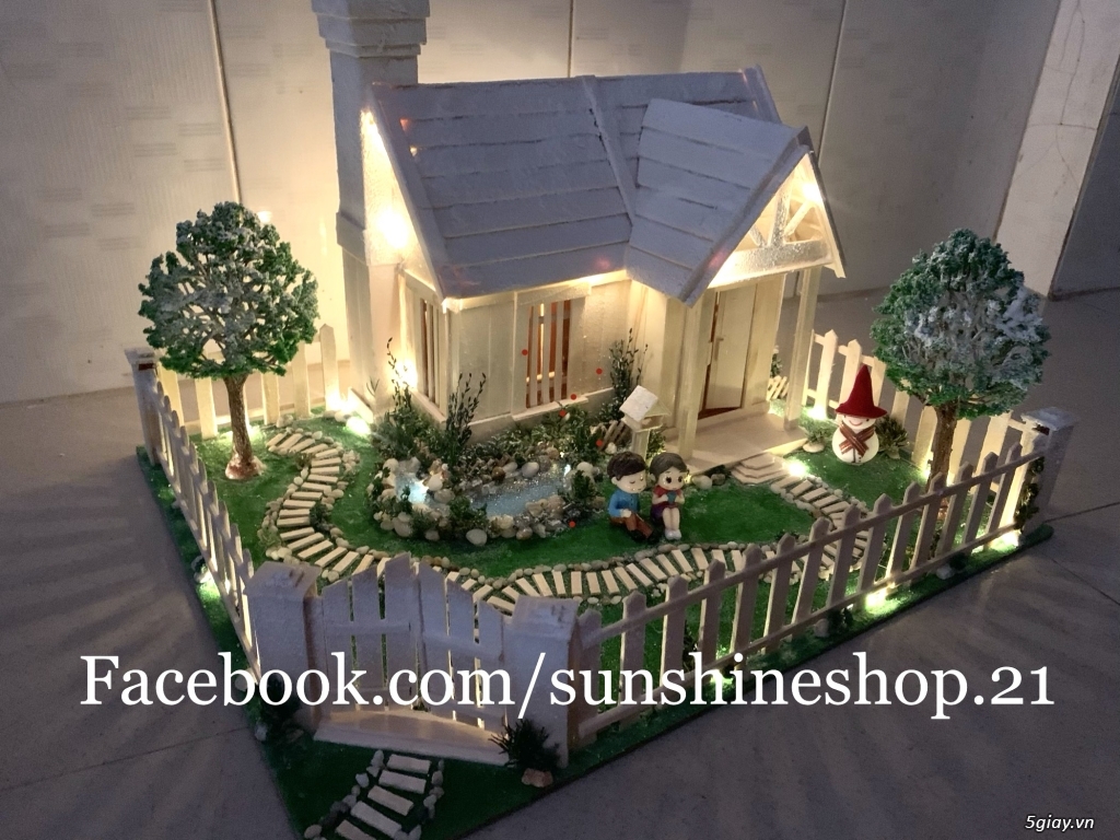 SunShineShop - Nhận đặt làm mô hình nhà que theo yêu cầu - 1