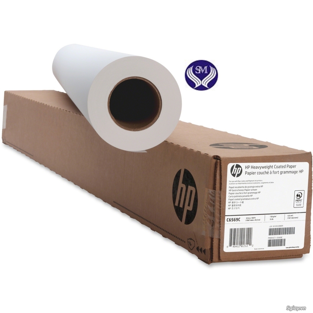Giấy In Ảnh Cuộn Khổ 914Mm, Dài 35 Mét, Định Lượng 230Gsm | 5Giay