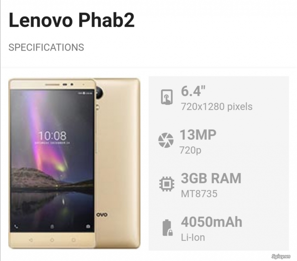 Lenovo phab 2 new 100% nguyên seal box. End 22h59p - 27.12.2019 - 3