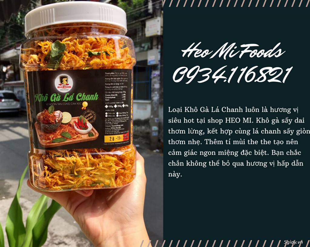 Khô gà lá chanh - Qùa biếu ngày Tết - 1