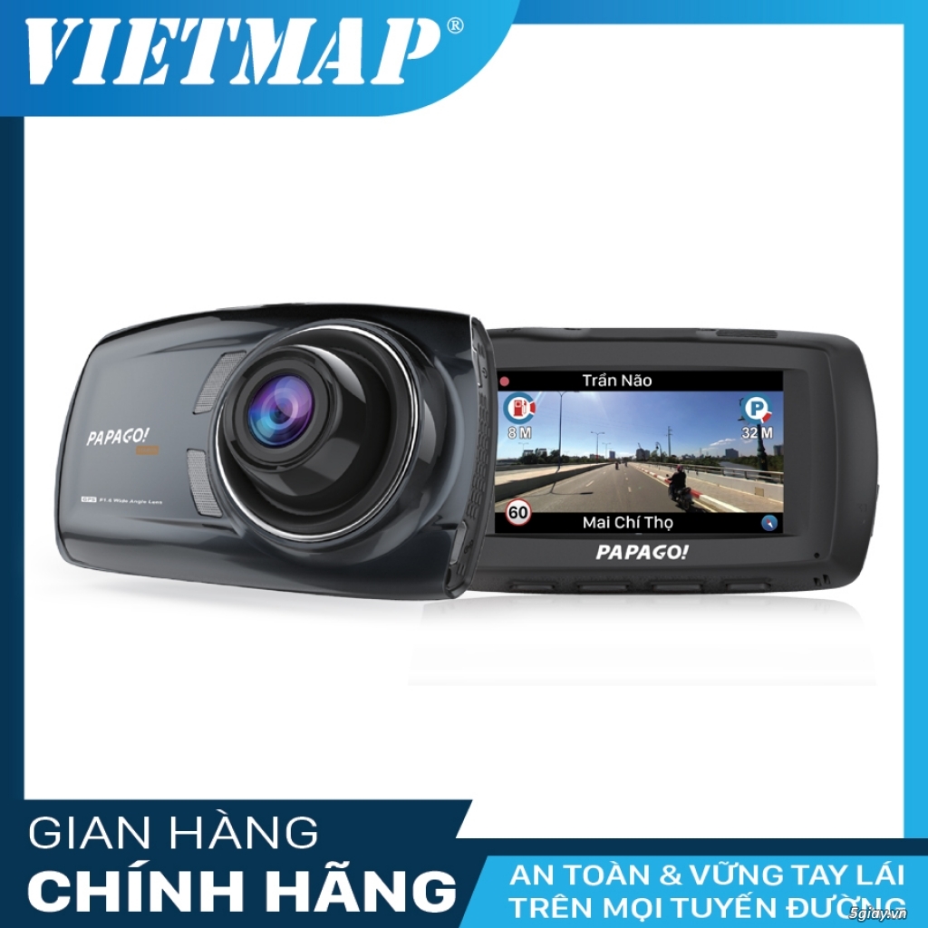 Camera hành trình cảnh báo giao thông Vietmap Papago S70G