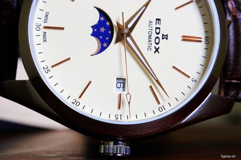Đồng hồ Thụy Sỹ cực chất với giá mềm: Edox - 25