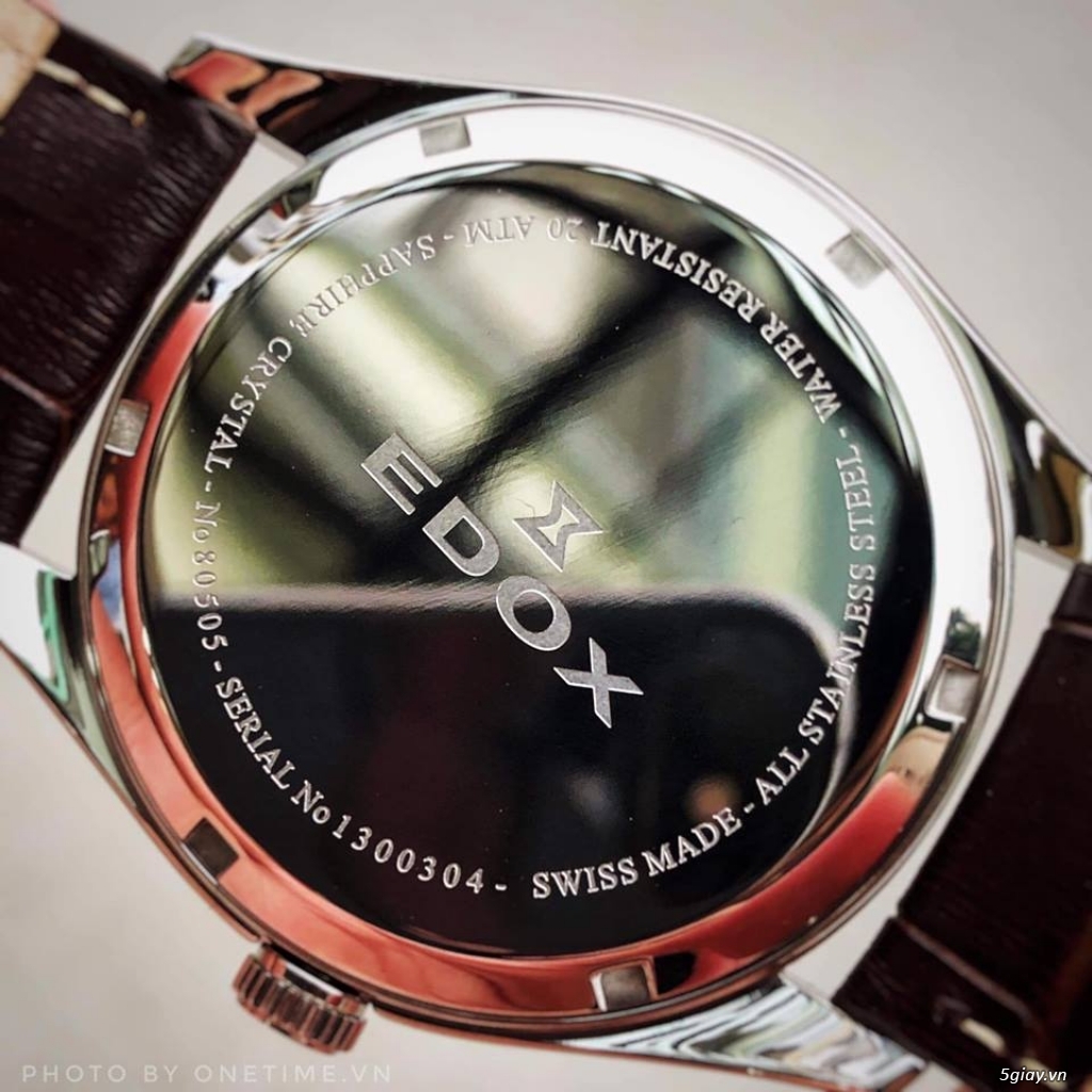 Đồng hồ Thụy Sỹ cực chất với giá mềm: Edox - 26