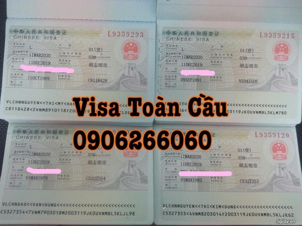 Chuyên visa Trung quốc - 2