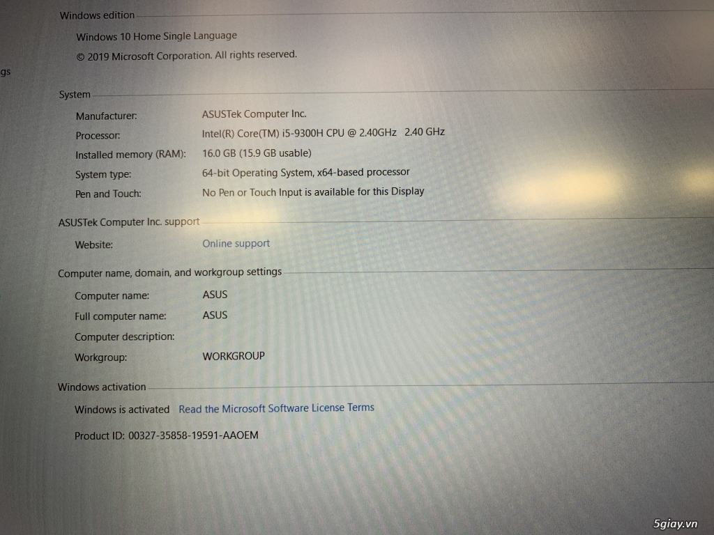 Asus Gaming G531G - 5