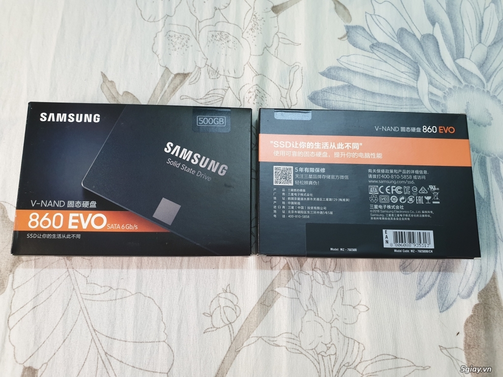 SSD Samsung 860 EVO 500GB chính hãng, mới 100%, giá cực rẻ - 1