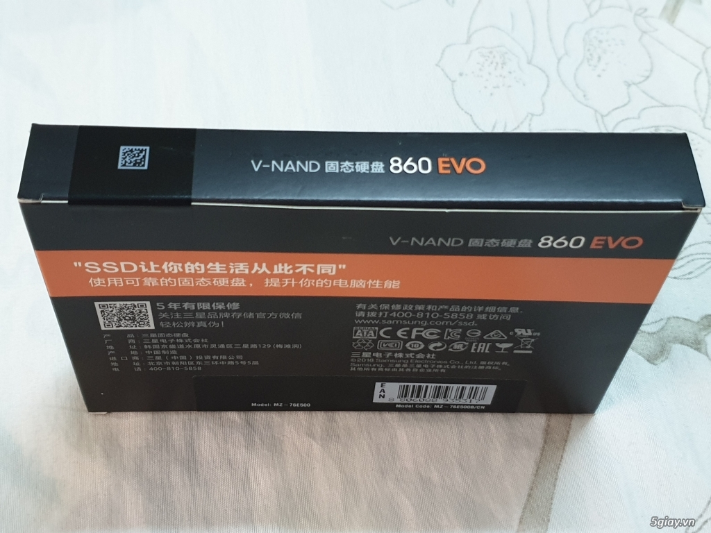 SSD Samsung 860 EVO 500GB chính hãng, mới 100%, giá cực rẻ - 8