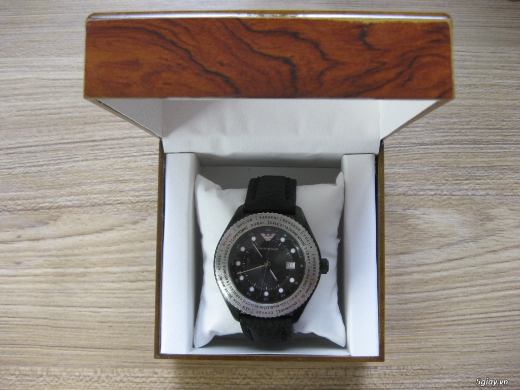 [Watch] EMPORIO ARMANI, chức năng GMT “GIỜ THẾ GIỚI“ / End 22h59 14/01/2020.