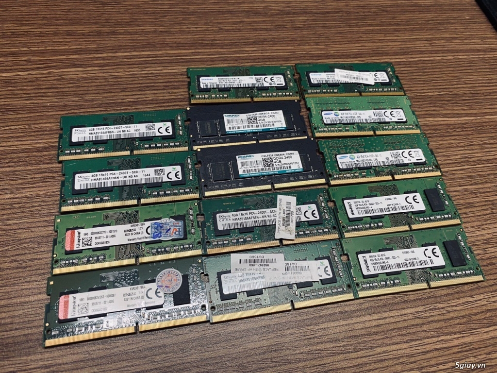 Bán vài thanh ram laptop DDR4 (PC4) 4gb bus 2666, 2400, 2133