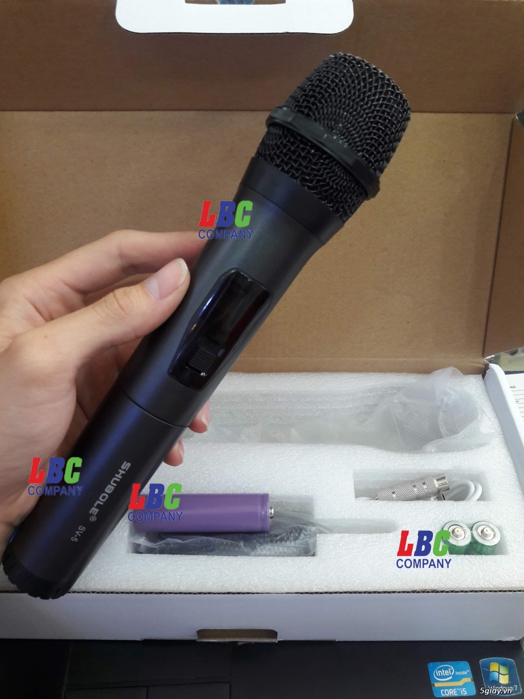 Micro karaoke Không Dây Shubole SV-5 (1 micro) Cao cấp - 1