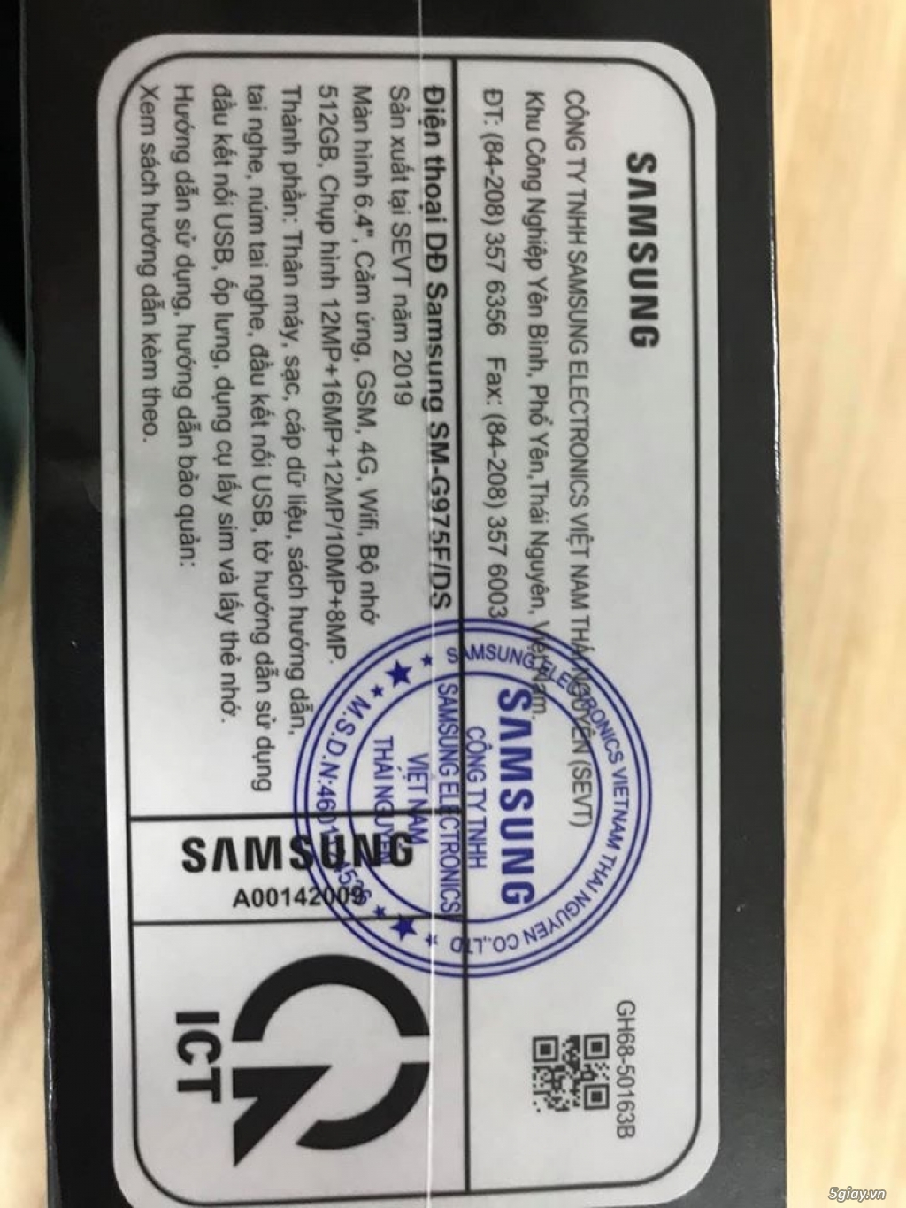 Samsung S10+ chinh hang BH, nguyen seal gia cuc tot - 2