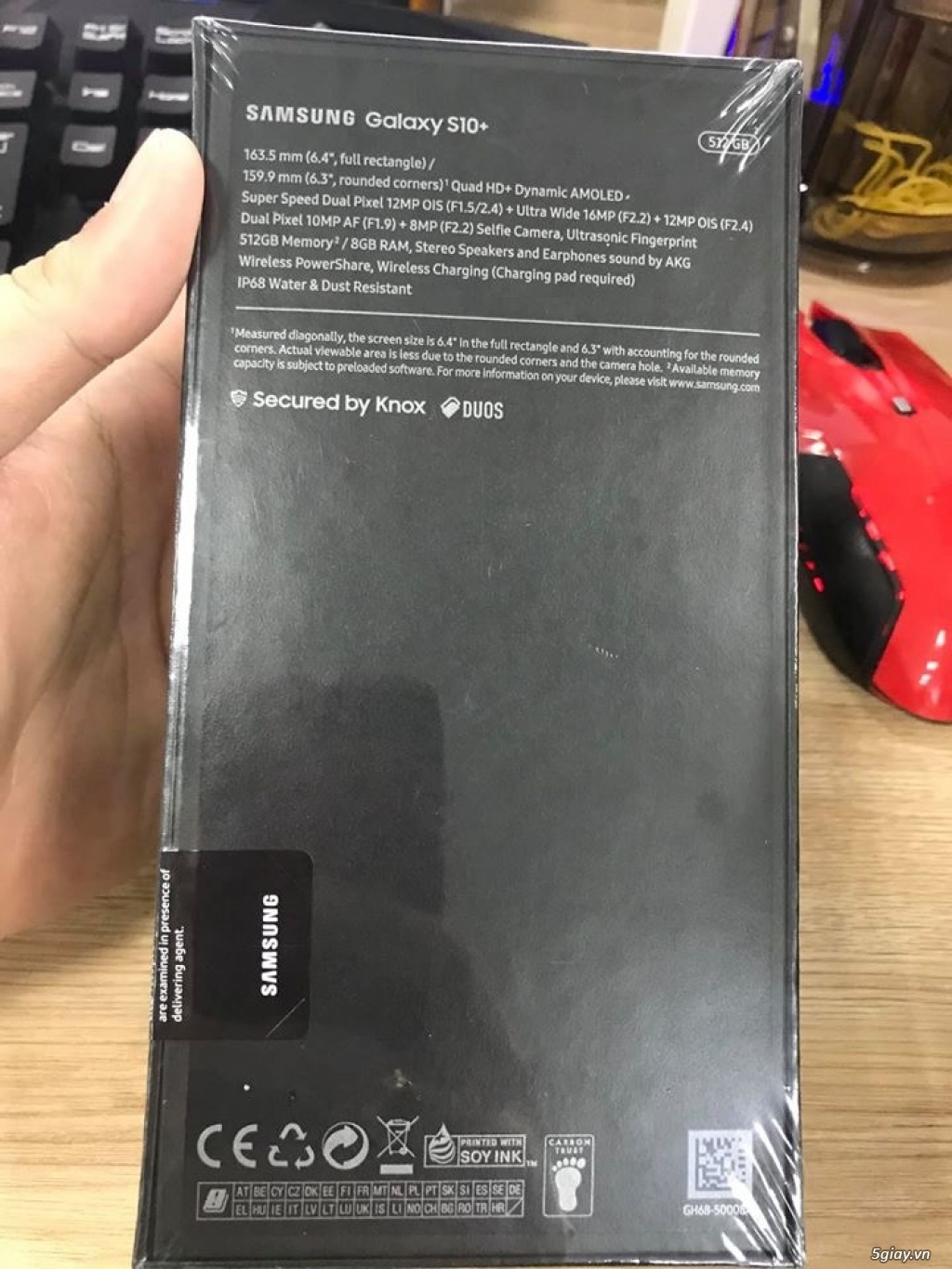 Samsung S10+ chinh hang BH, nguyen seal gia cuc tot - 1
