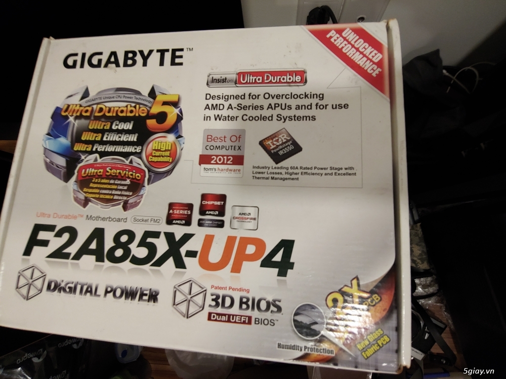 Bán main Gigabyte socket FM2 new 100% va GTX 660
