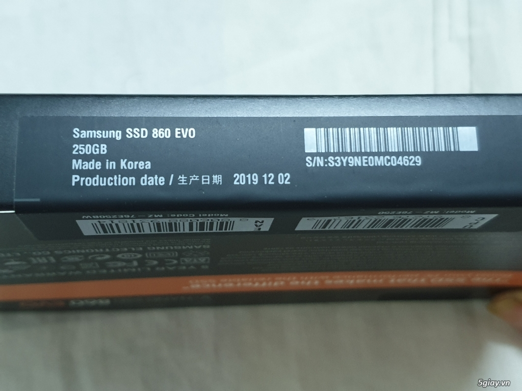 SSD Samsung 860 EVO 250GB chính hãng, mới 100%, giá cực rẻ - 1