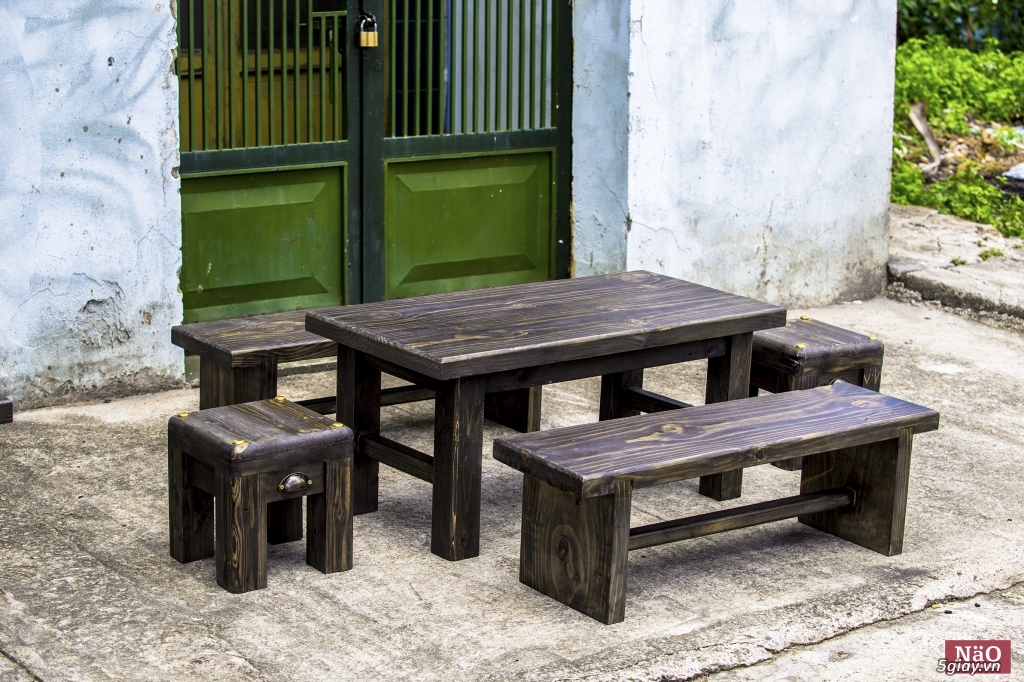 Bàn ghế đẩu Nao Vintage - 19