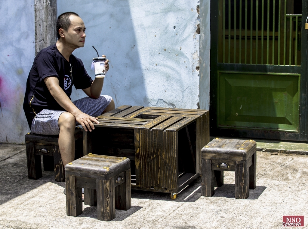 Bàn ghế đẩu Nao Vintage - 15