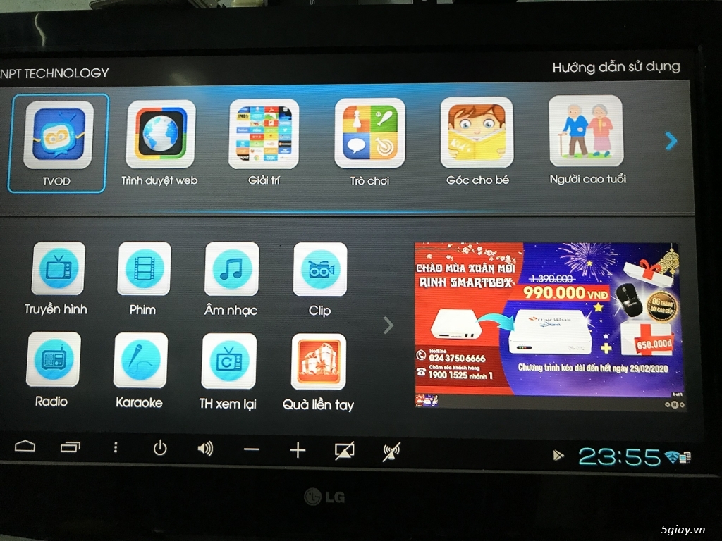 Smart Box VNPT VNT001SB nguyên tem End: 23h00 ngày 01-02-2020
