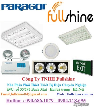 Công Ty TNHH Fullshine phân phối đèn chiếu sáng của Elink,MPE,Paragon,