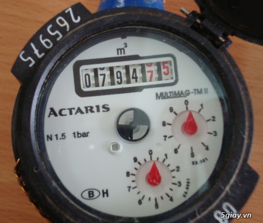 Cần bán đồng hồ nước Actaris 380k