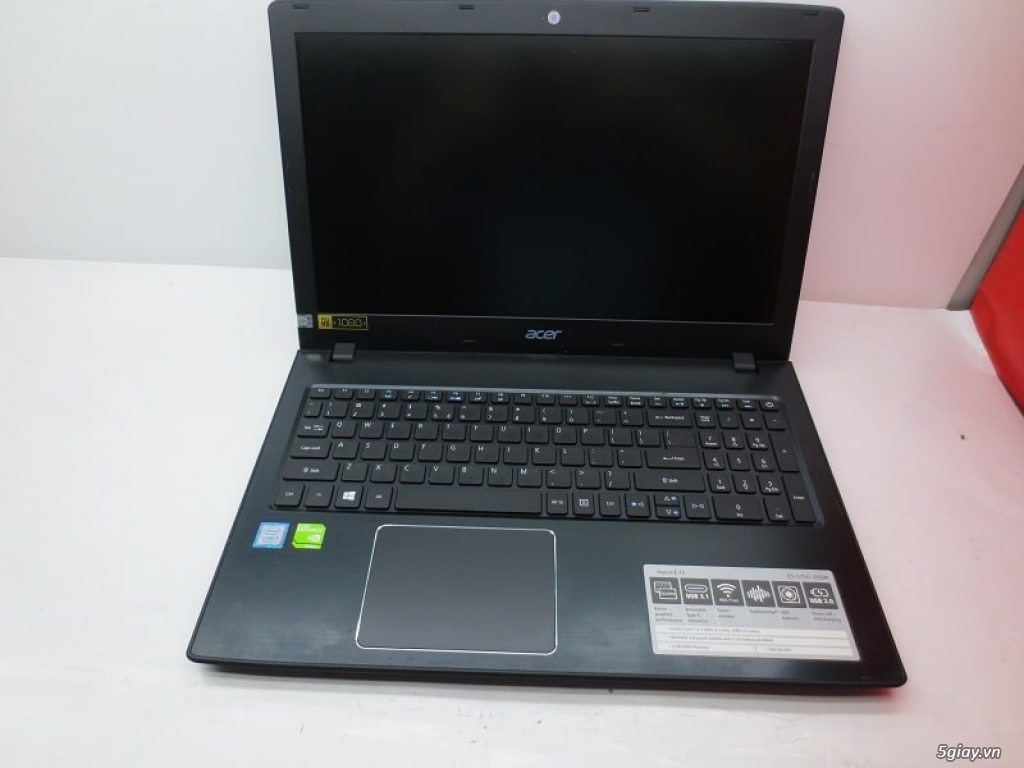 Laptop cũ Acer Aspire E5-575G-39QW core I3-7100U, VGA onboard Intel HD