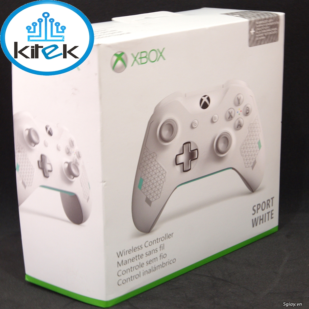 Tay cầm Xbox One S Wireless Controller - White Sport (SEALED) NEW 100% - 3