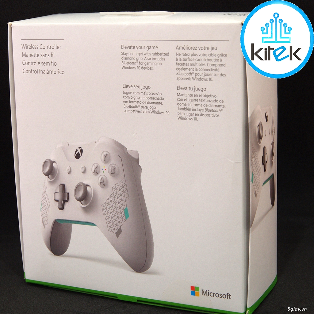 Tay cầm Xbox One S Wireless Controller - White Sport (SEALED) NEW 100% - 4