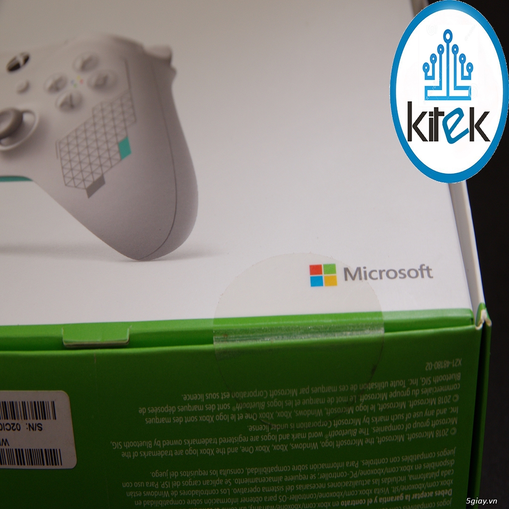 Tay cầm Xbox One S Wireless Controller - White Sport (SEALED) NEW 100% - 6