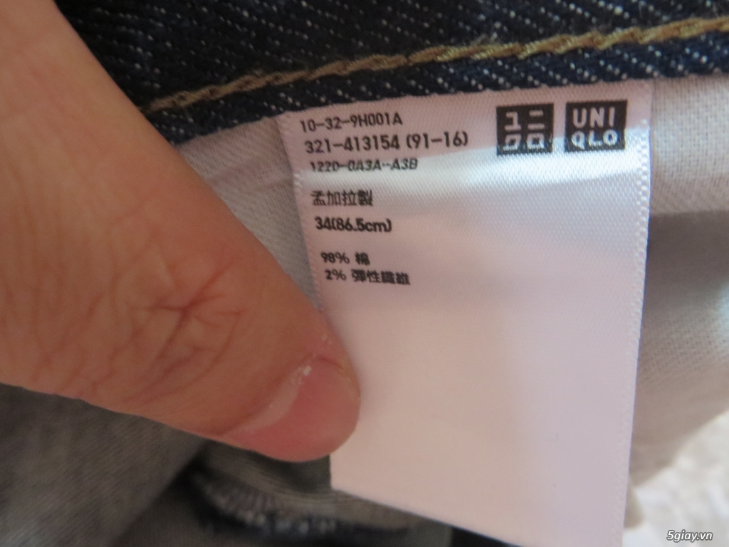 [authentic]jean Uniqlo selvedge (2nd)---et 23h 10/2/2020 - 3
