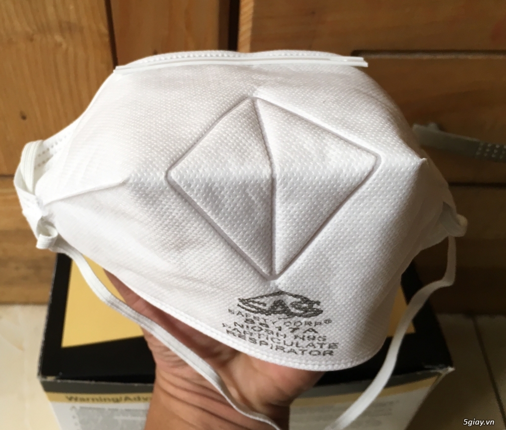 Khẩu trang N95 hiệu SAS của mĩ, chống dịch tốt nhất theo bộ y tế. end 23h00 ngày 10/2/2020
