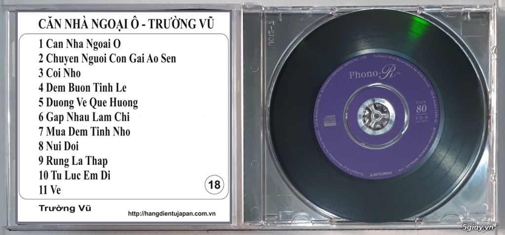 Đĩa Nhạc CD Phono Mitsubishi Chất Lượng Cao - 20