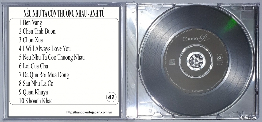 Đĩa Nhạc CD Phono Mitsubishi Chất Lượng Cao - 43