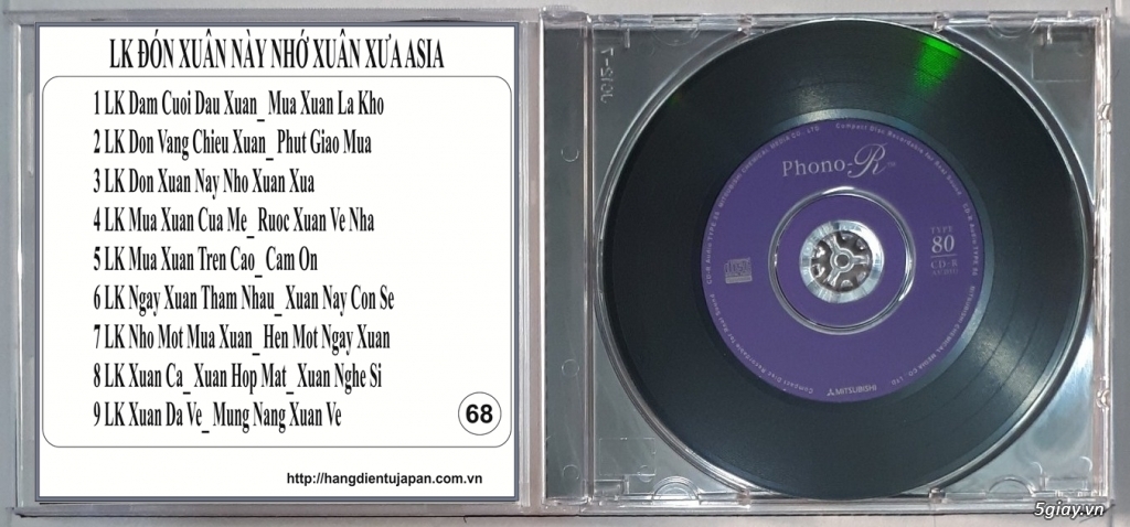 Đĩa Nhạc CD Phono Mitsubishi Chất Lượng Cao - 16