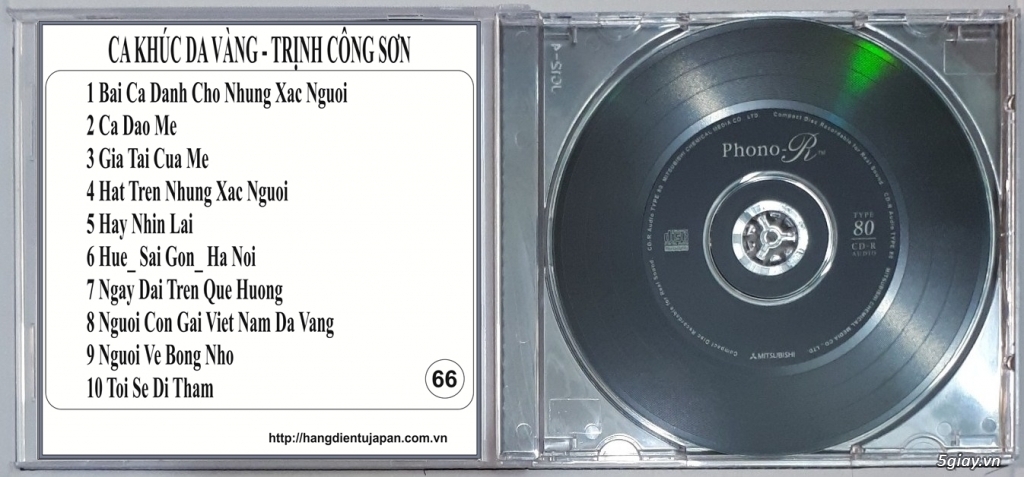 Đĩa Nhạc CD Phono Mitsubishi Chất Lượng Cao - 13