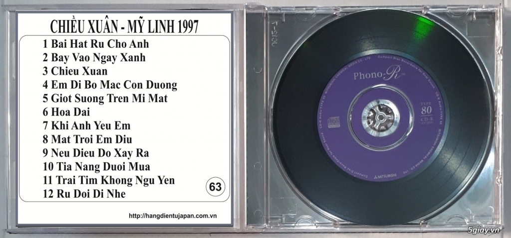 Đĩa Nhạc CD Phono Mitsubishi Chất Lượng Cao - 11
