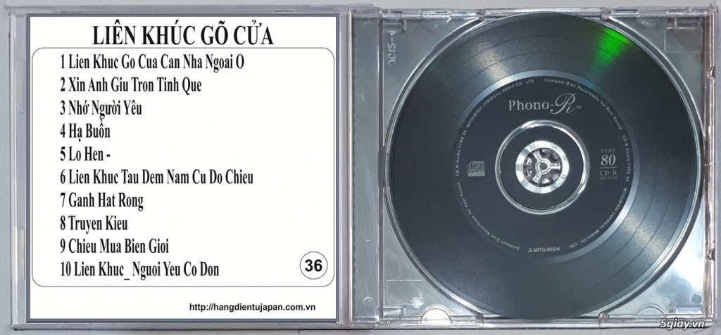 Đĩa Nhạc CD Phono Mitsubishi Chất Lượng Cao - 37