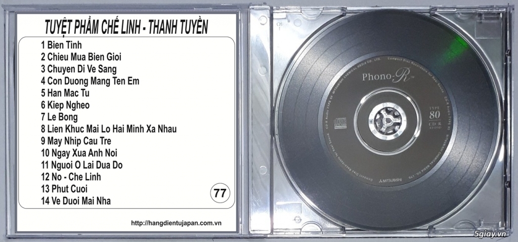 Đĩa Nhạc CD Phono Mitsubishi Chất Lượng Cao - 23
