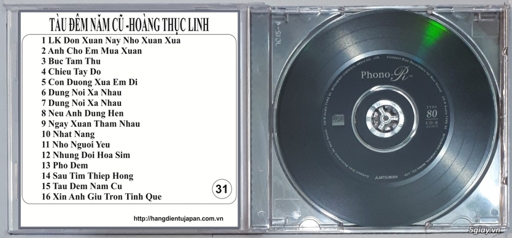 Đĩa Nhạc CD Phono Mitsubishi Chất Lượng Cao - 32