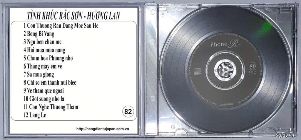 Đĩa Nhạc CD Phono Mitsubishi Chất Lượng Cao - 28