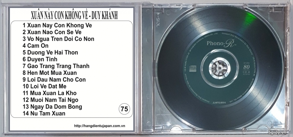 Đĩa Nhạc CD Phono Mitsubishi Chất Lượng Cao - 19