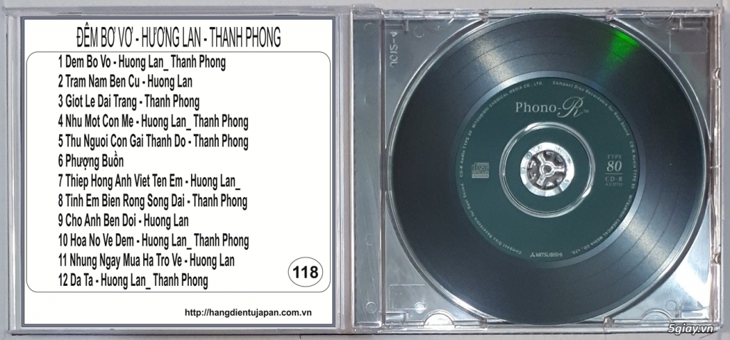 Đĩa Nhạc CD Phono Mitsubishi Chất Lượng Cao - 21