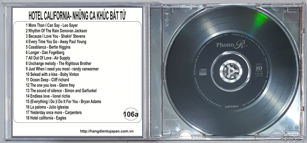 Đĩa Nhạc CD Phono Mitsubishi Chất Lượng Cao - 7