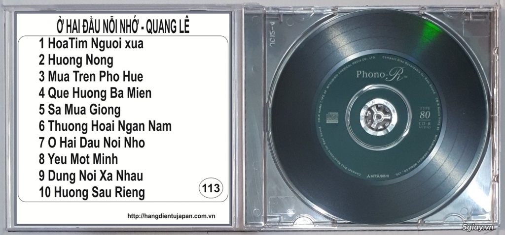 Đĩa Nhạc CD Phono Mitsubishi Chất Lượng Cao - 12