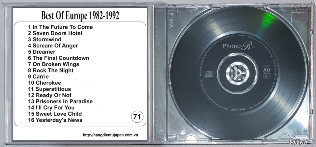 Đĩa Nhạc CD Phono Mitsubishi Chất Lượng Cao - 21