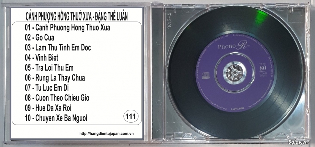 Đĩa Nhạc CD Phono Mitsubishi Chất Lượng Cao - 15