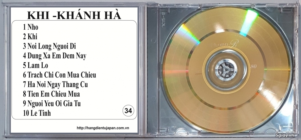 Đĩa Nhạc CD Phono Mitsubishi Chất Lượng Cao - 34