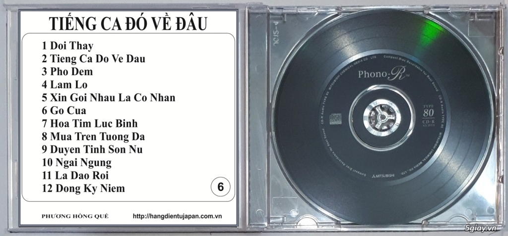 Đĩa Nhạc CD Phono Mitsubishi Chất Lượng Cao - 11