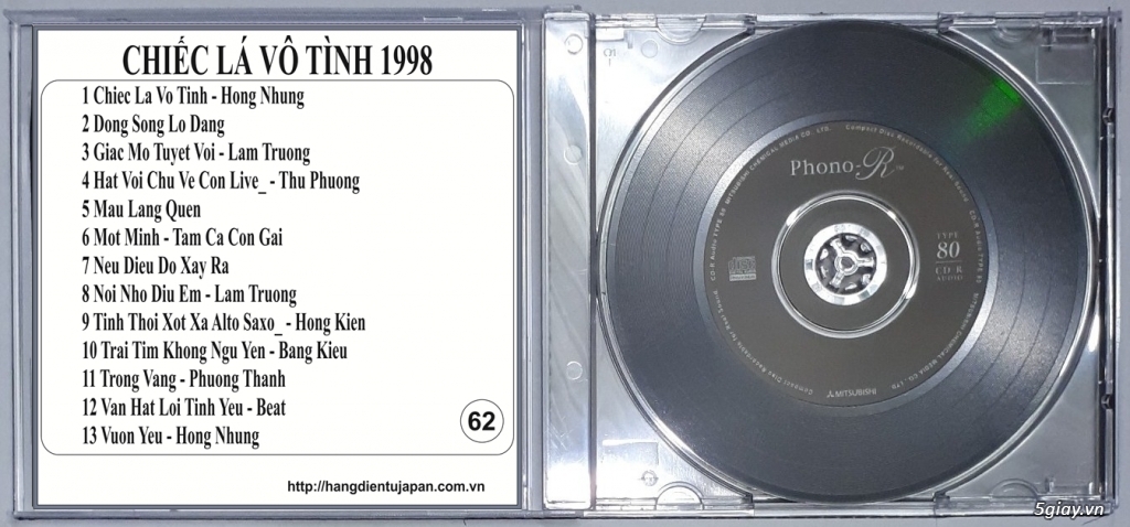 Đĩa Nhạc CD Phono Mitsubishi Chất Lượng Cao - 10