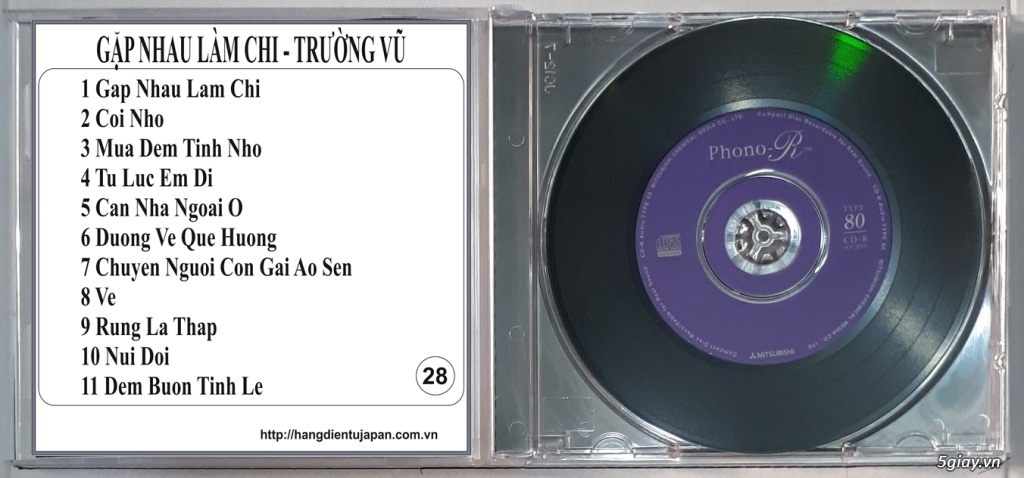 Đĩa Nhạc CD Phono Mitsubishi Chất Lượng Cao - 27