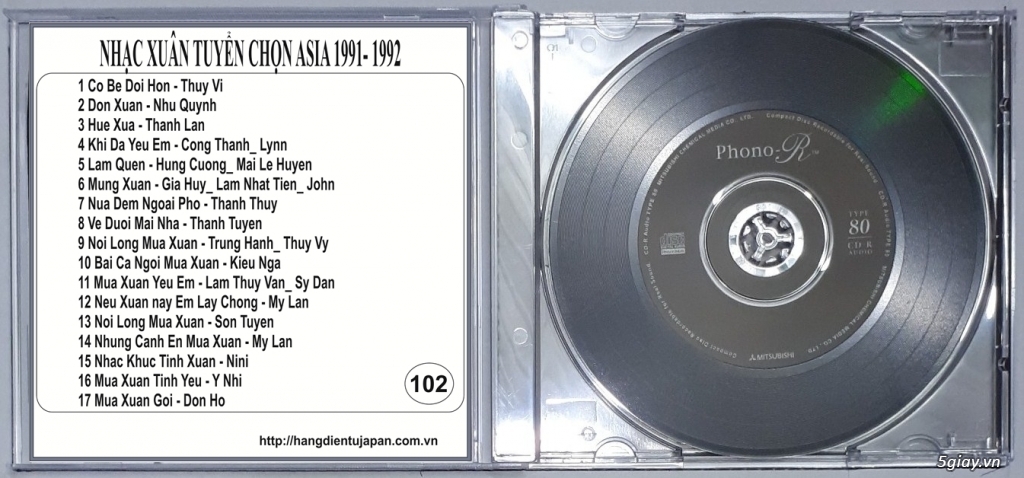 Đĩa Nhạc CD Phono Mitsubishi Chất Lượng Cao - 6